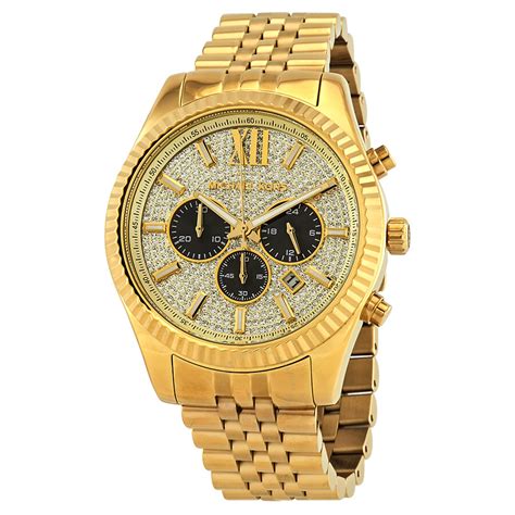 michael kors watch men diamond|michael kors chronograph.